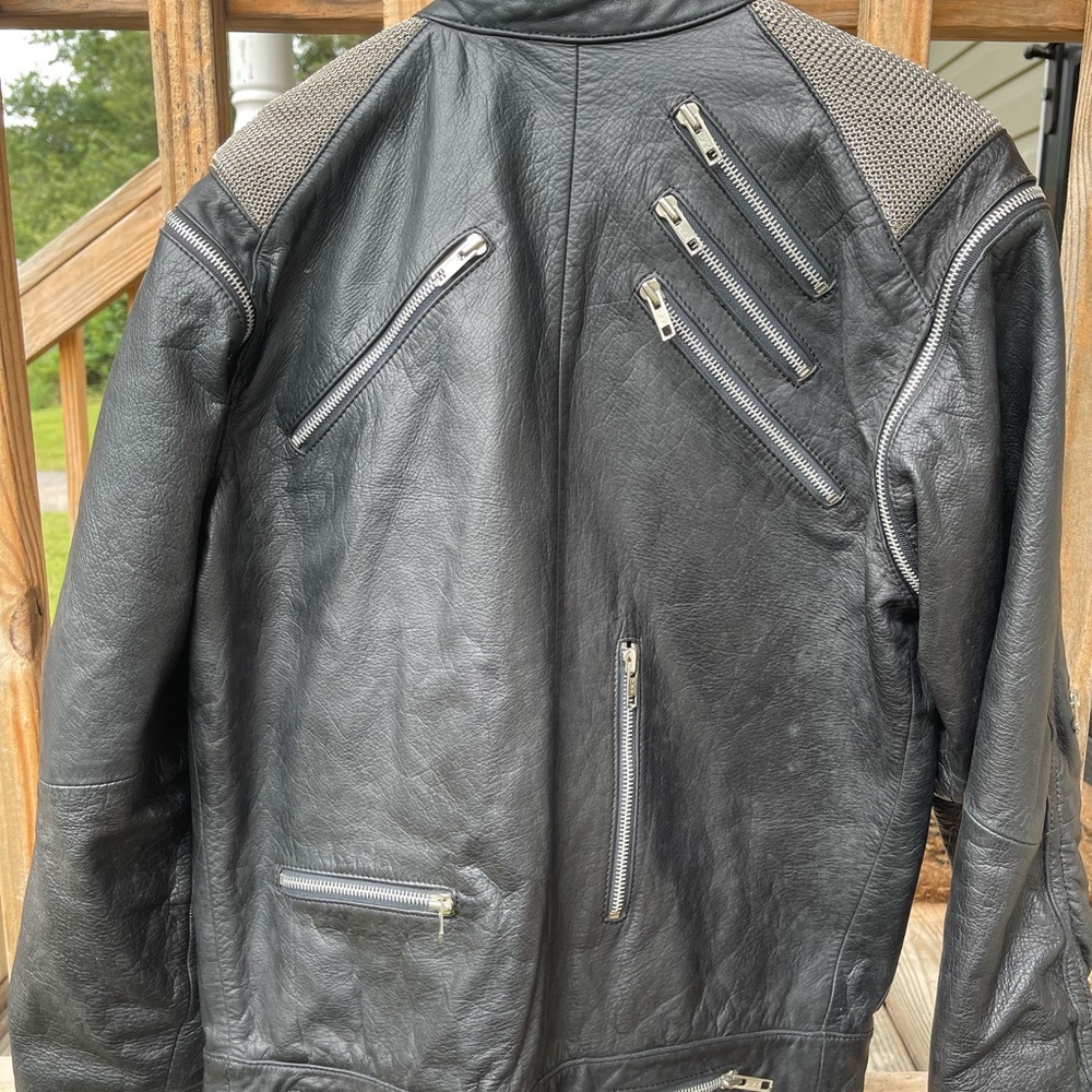 Vintage Micheal Jackson Beat It leather jacket size small - Picture 7 of 8